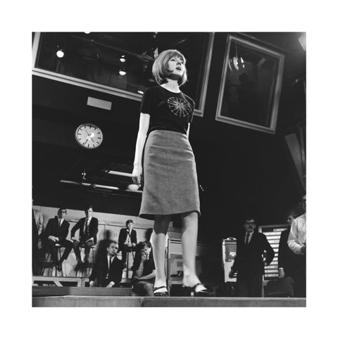 Cilla Black performing on Ready Steady Go 1964