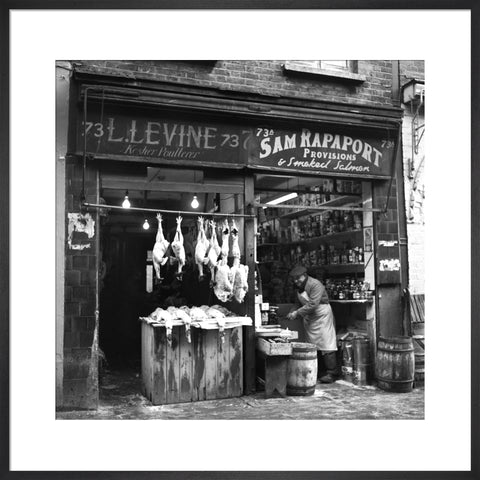 Two East End shops. c.1955