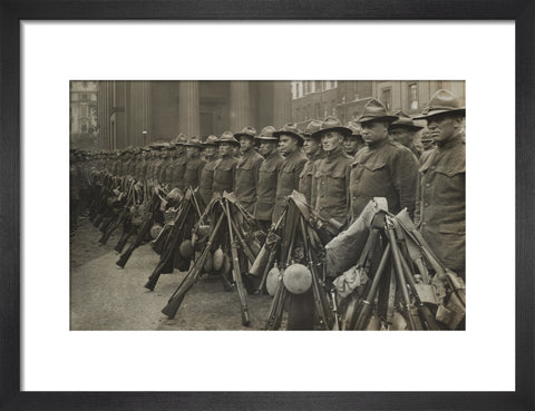 The first American contingent of the war 1917