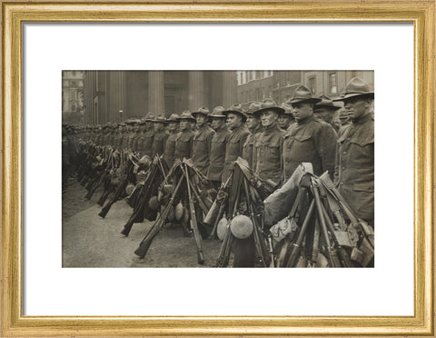 The first American contingent of the war 1917