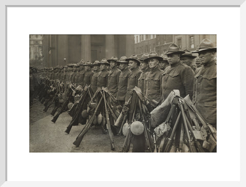 The first American contingent of the war 1917