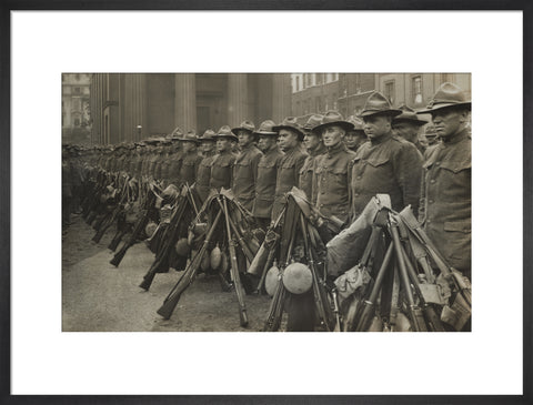 The first American contingent of the war 1917
