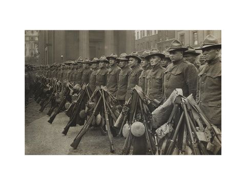 The first American contingent of the war 1917