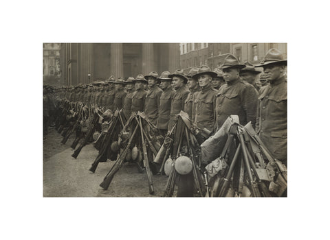 The first American contingent of the war 1917