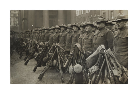 The first American contingent of the war 1917