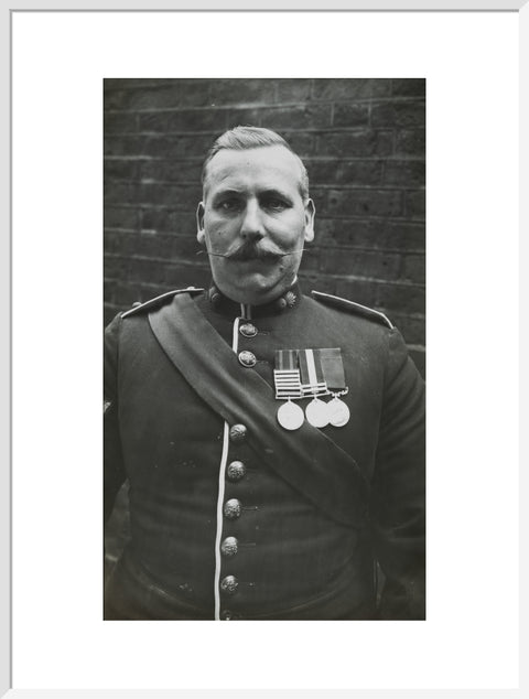 Sergeant Major wearing medals c.1913