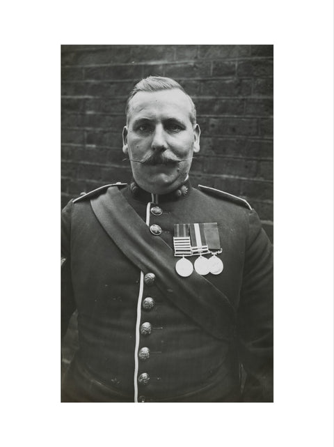 Sergeant Major wearing medals c.1913