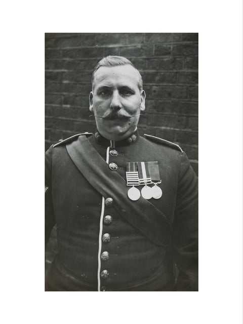 Sergeant Major wearing medals c.1913