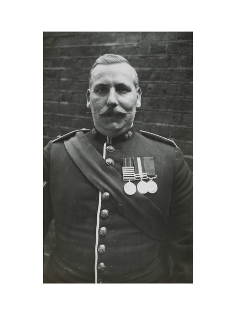 Sergeant Major wearing medals c.1913