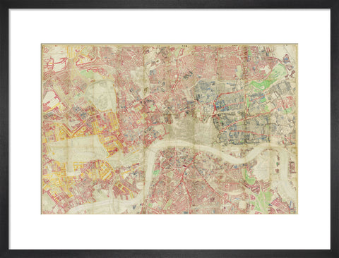 Booth Poverty Map sections 1- 50 1889