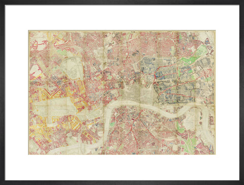 Booth Poverty Map sections 1- 50 1889