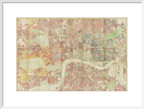 Booth Poverty Map sections 1- 50 1889