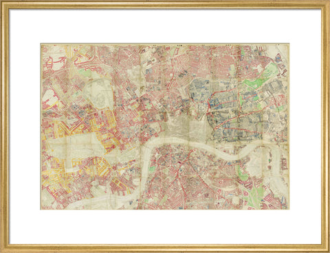 Booth Poverty Map sections 1- 50 1889