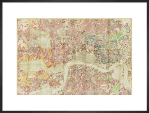 Booth Poverty Map sections 1- 50 1889