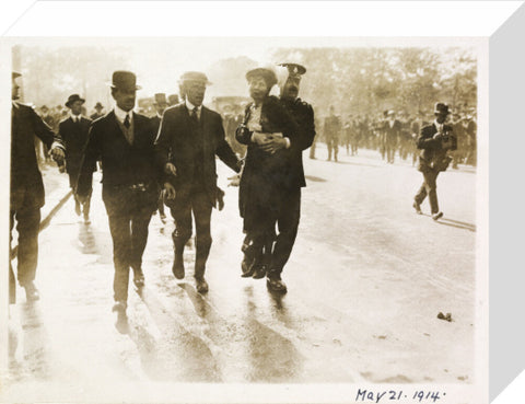 Arrest of Emmeline Pankhurst 1914