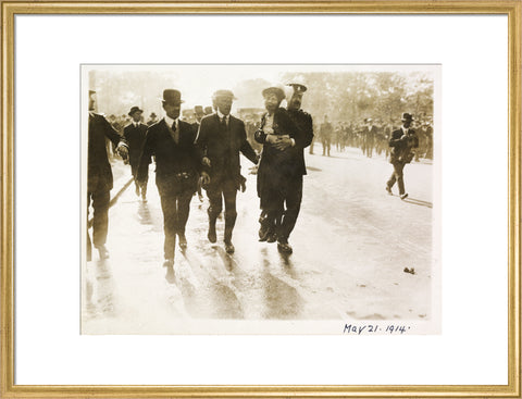 Arrest of Emmeline Pankhurst 1914