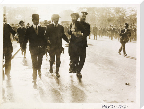 Arrest of Emmeline Pankhurst 1914