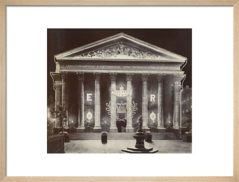 The Royal Exchange at night C.1915