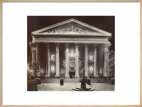 The Royal Exchange at night C.1915