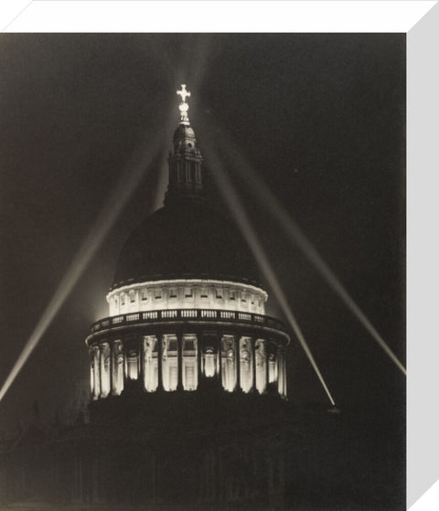 St Paul's as seen from Cheapside 1946