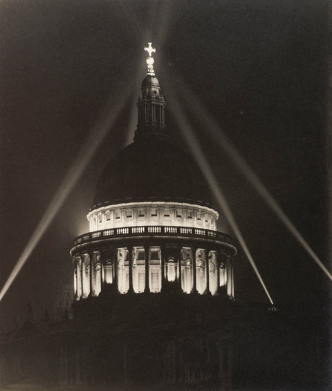 St Paul's as seen from Cheapside 1946
