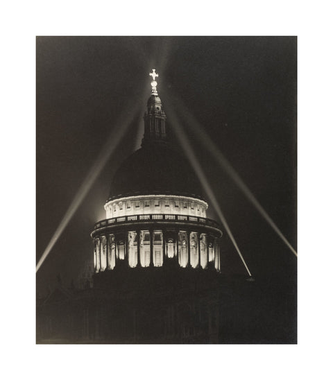 St Paul's as seen from Cheapside 1946