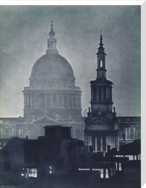 St. Pauls Catherdral at night 1934