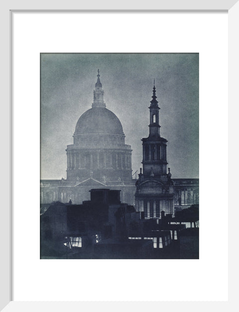 St. Pauls Cathedral at night 1934