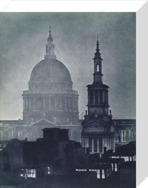 St. Pauls Catherdral at night 1934