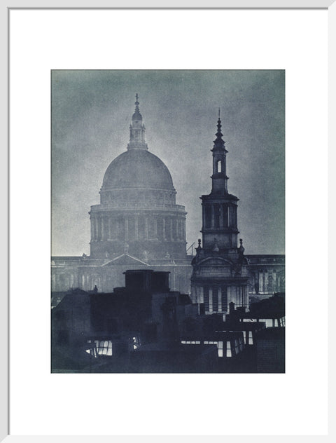St. Pauls Cathedral at night 1934