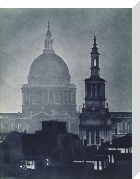 St. Pauls Catherdral at night 1934