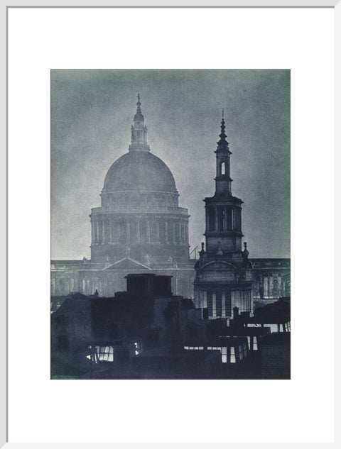 St. Pauls Catherdral at night 1934