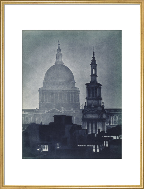 St. Pauls Catherdral at night 1934