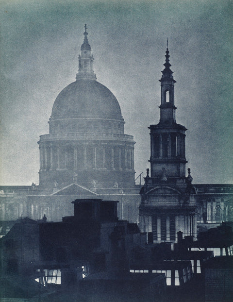 St. Pauls Cathedral at night 1934