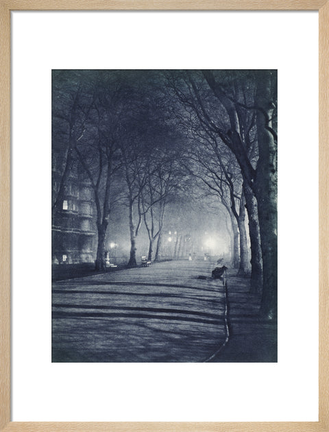 Temple Gardens at night 1934