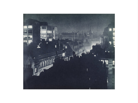 View over London at night 1934