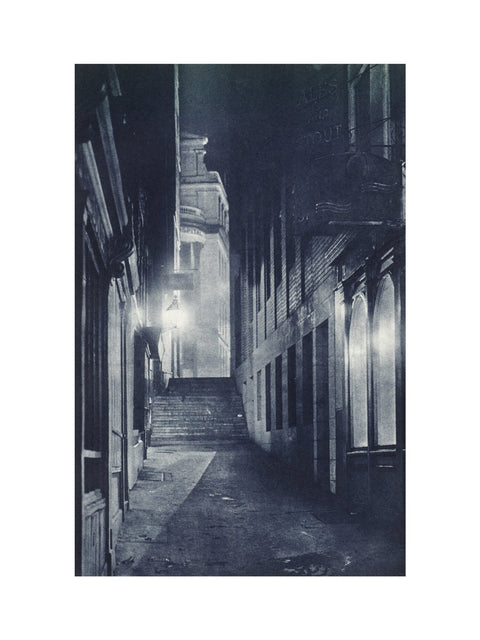 Grange Street at night 1934