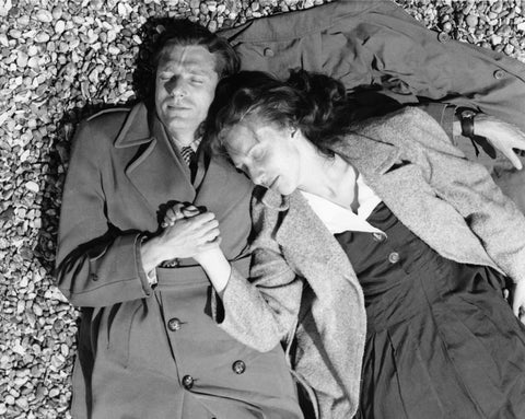 Bob Collins, A couple lying together on Brighton Beach