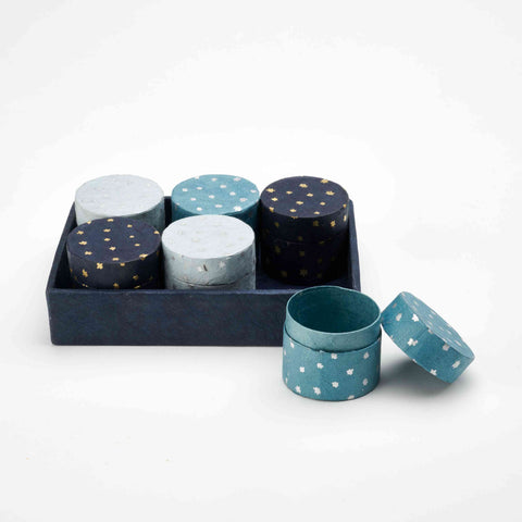 6 pack Round star mini boxes