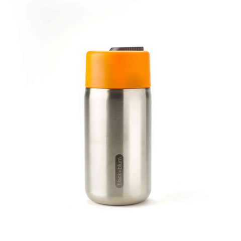 Orange insulated 340ml travel cup