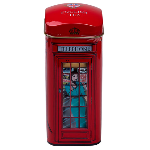 Telephone Box Teabag Tin 14 Tea bags