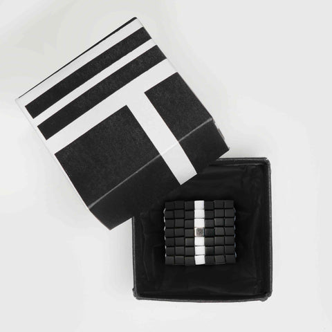 Teaa White in Black Small Brooch by Jo Boateng