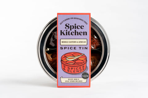 Middle Eastern Tin + Silk Wrap Spice Set