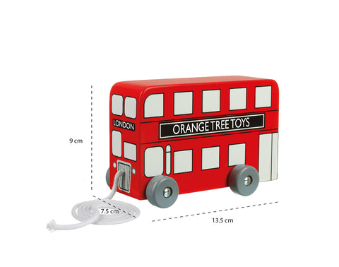 Bus Wooden Pull Along Toy D