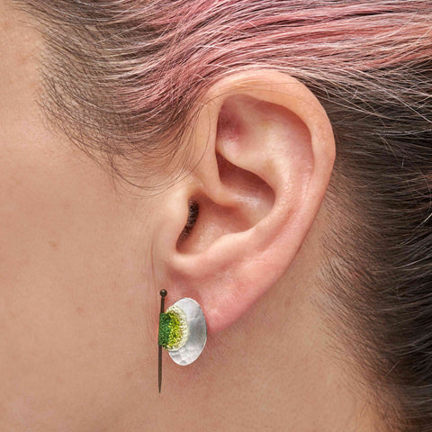Mudlarked Pin Earrings (large) by Liz Willis