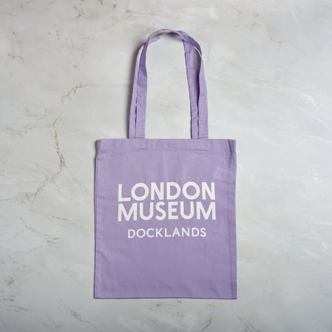 London Museum Tote Bag Lavender