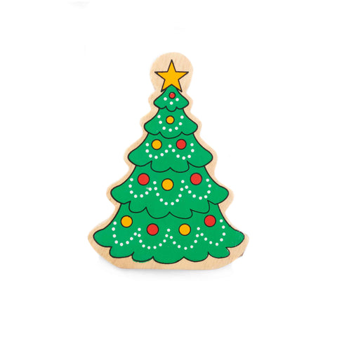 Christmas tree wooden toy