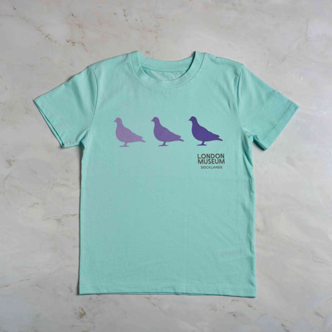 Pigeon Organic Cotton Children's T-Shirt Mint