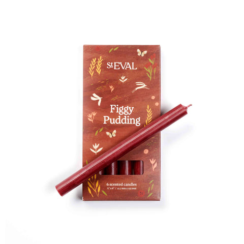 Figgy Pudding scented candles, pack of 6