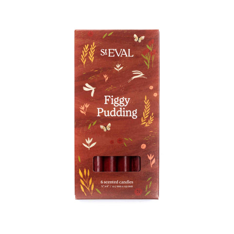 Figgy Pudding scented candles, pack of 6
